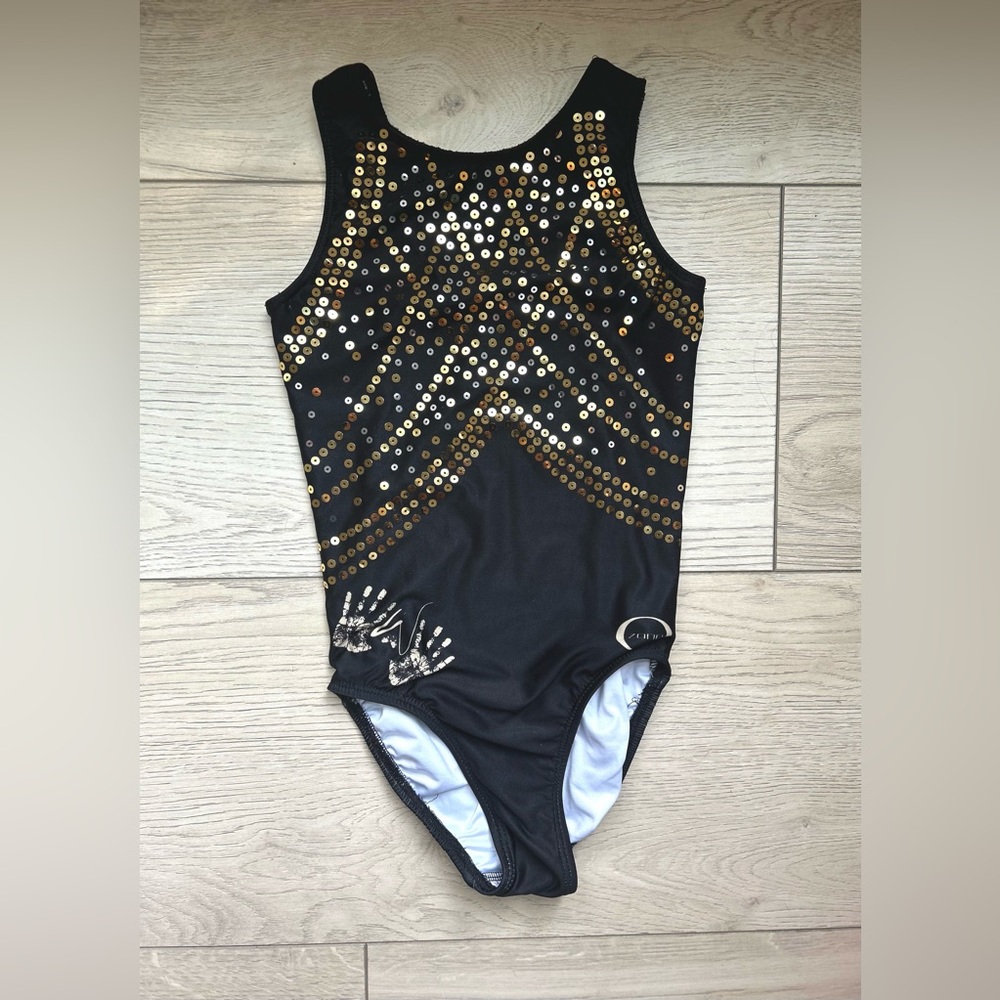 Chalk Warrior - Gold Warrior Leotard - Youth Medium